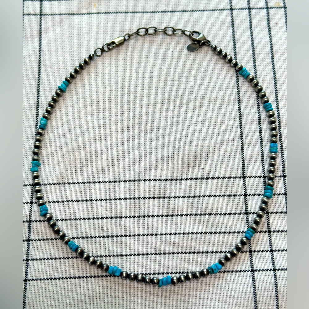 Turquoise Navajo pearls